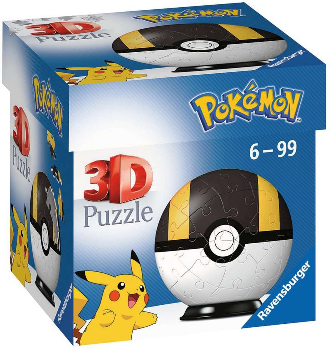 Ravensburger Pokémon Ultra Ball 3D Puslespil, 54 stk.