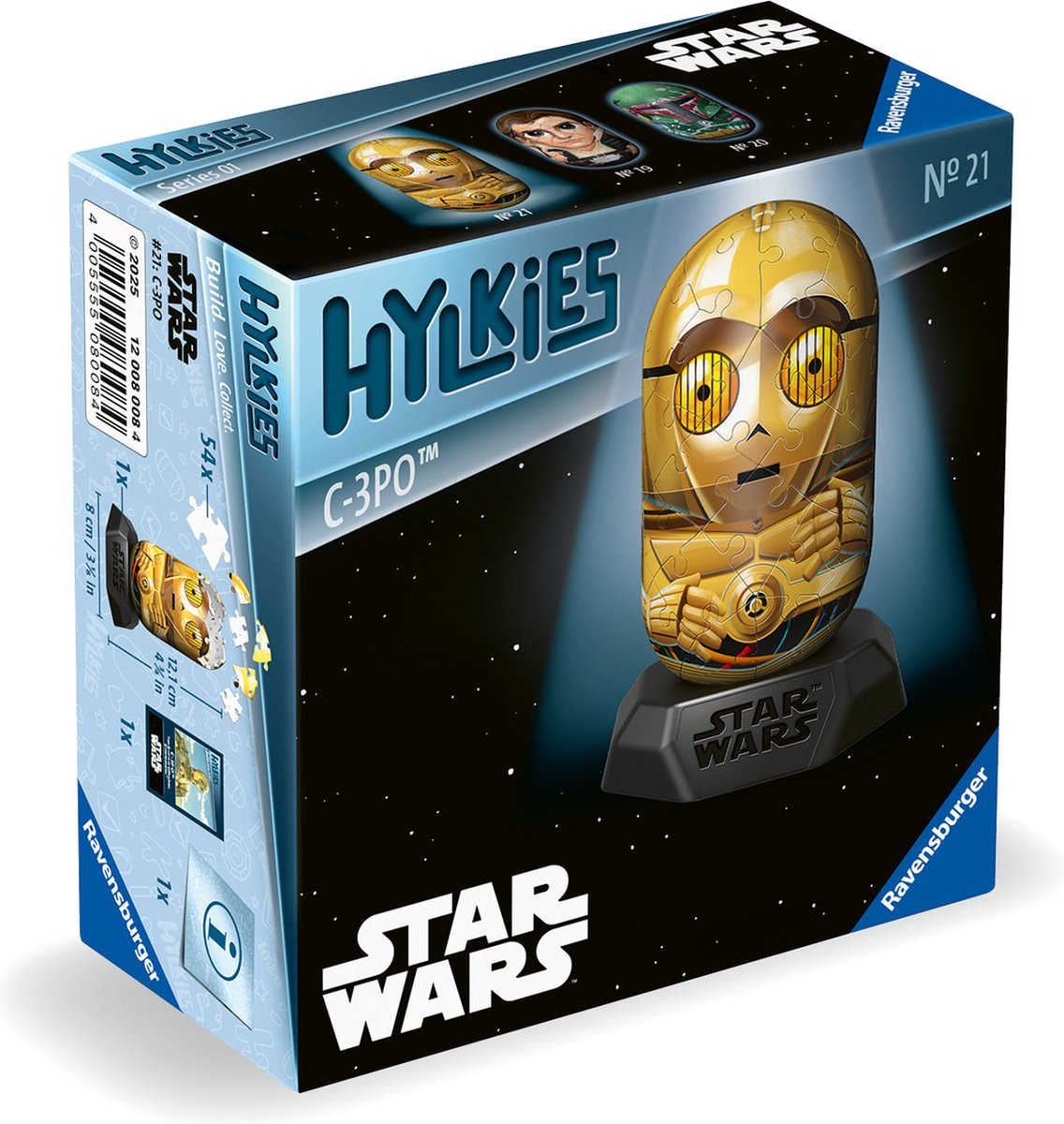 Ravensburger - hylkies - star wars - c-3po - kapselfigur