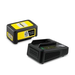 Kärcher startsæt batteri 36 25 (36 v 2,5 ah hurtigoplader)