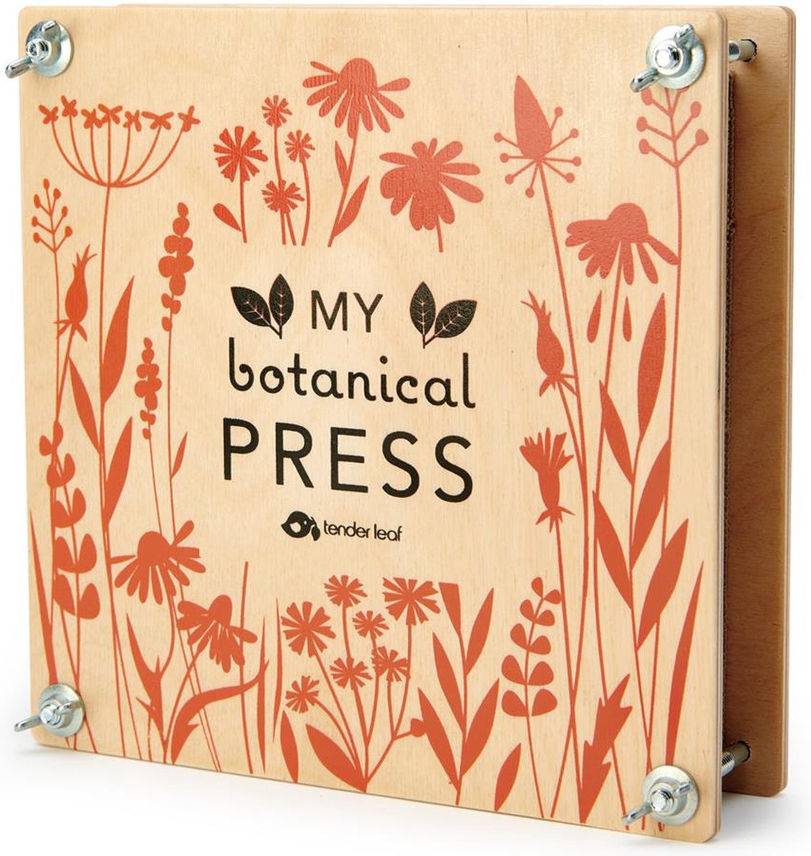 Mør bladblomstpresse - min botaniske presse +3 år