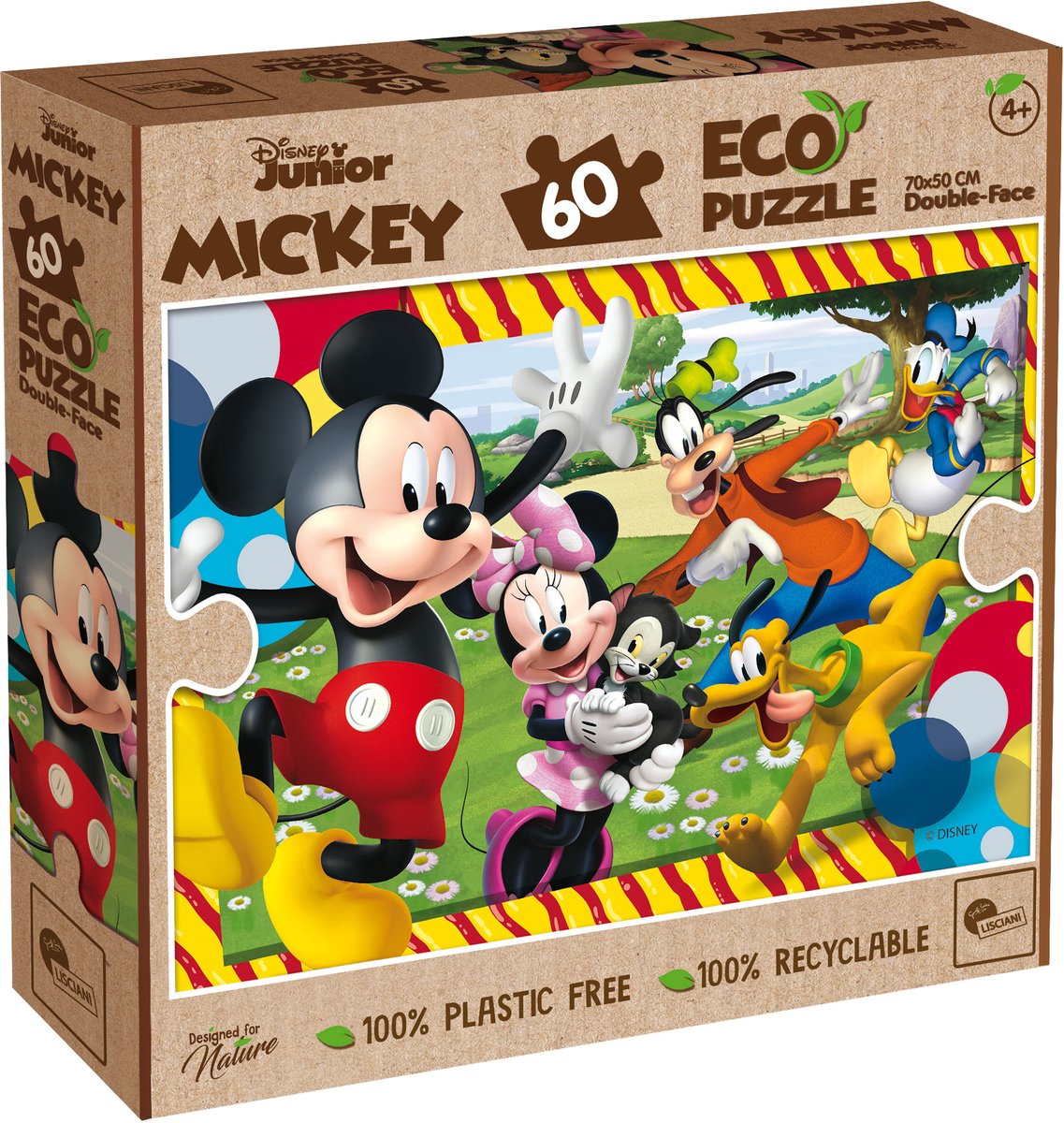 Lisciani disney eco puslespil df mickey mouse 60