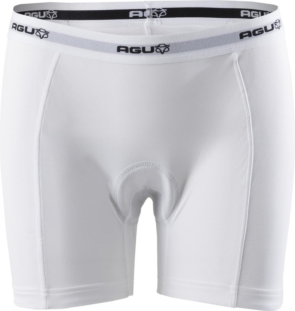 Agu underwear fietsonderbroek essential - fietsonderbroek dames met zeem - ademend fietsondergoed - wit - l