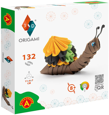 Alexander toys 3d model origami slak- papier