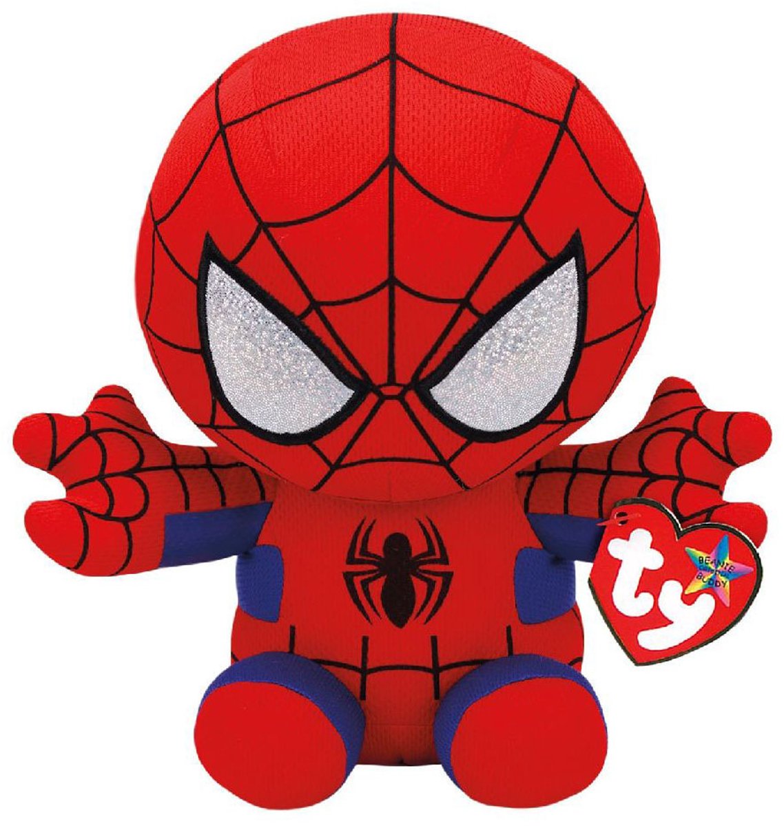 Ty hue buddy marvel spiderman krammetøj 24 cm