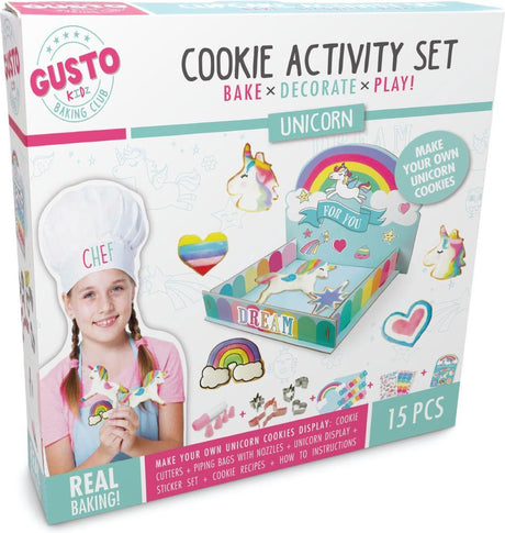 Braet unicorn cookie aktivitetssæt - gusto.