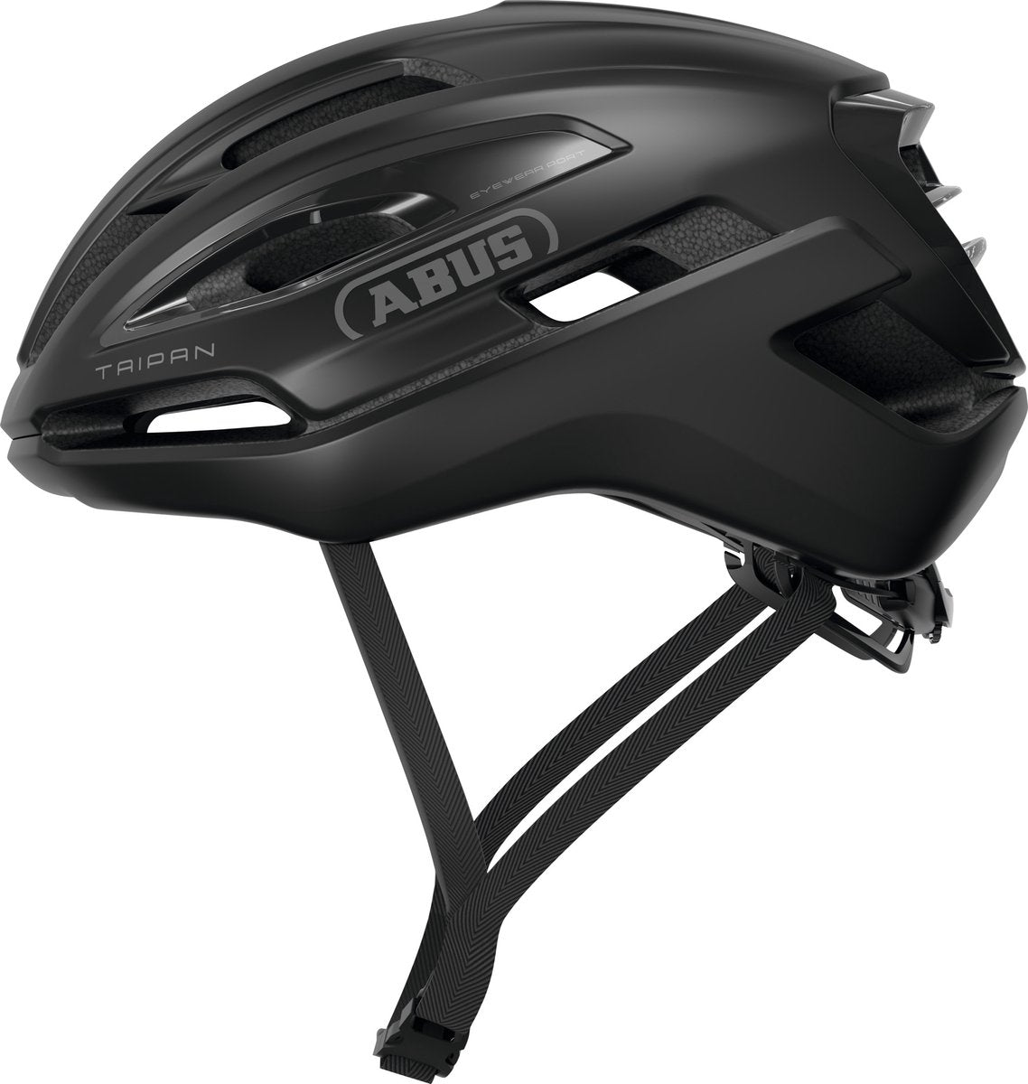 Abus cykelhjelm taipan velvet sort l - 57-61 cm - sort - velegnet til brug på gruscykler - 295 g