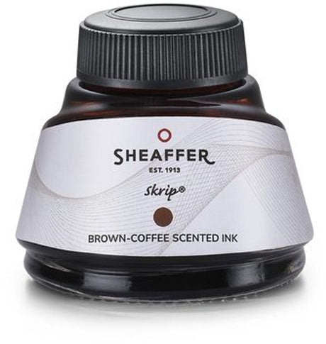 Sheaffer blækflaske - brun - blæk med kaffeduft - 50ml - sf-94291
