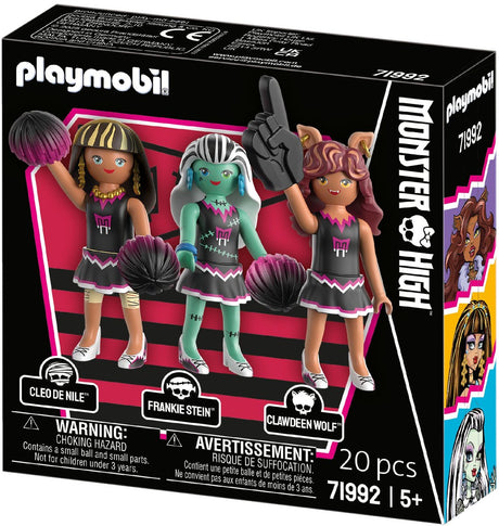 Playmobil | monster høj | frygt squad pack | skræmmende legetøjsfigurer til kreative halloween-eventyr | med detaljeret figurtilbehør | perfekt til monsterfans fra 4 år og opefter | 71992