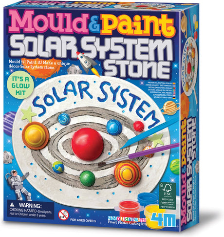 4m håndværk - hæld og maling - solsystemsten - kreativt legetøj - hobbypakke - 5+