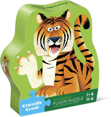Crocodile creek puzzel dieren - maxi puzzel 36 stukjes - educatief speelgoed.
