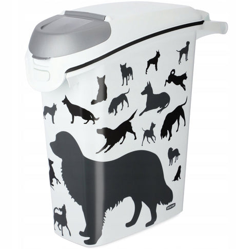 Curver foderbeholder - silhuet hund - 23 l