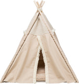 Trixie kattekurv tipi boho beige