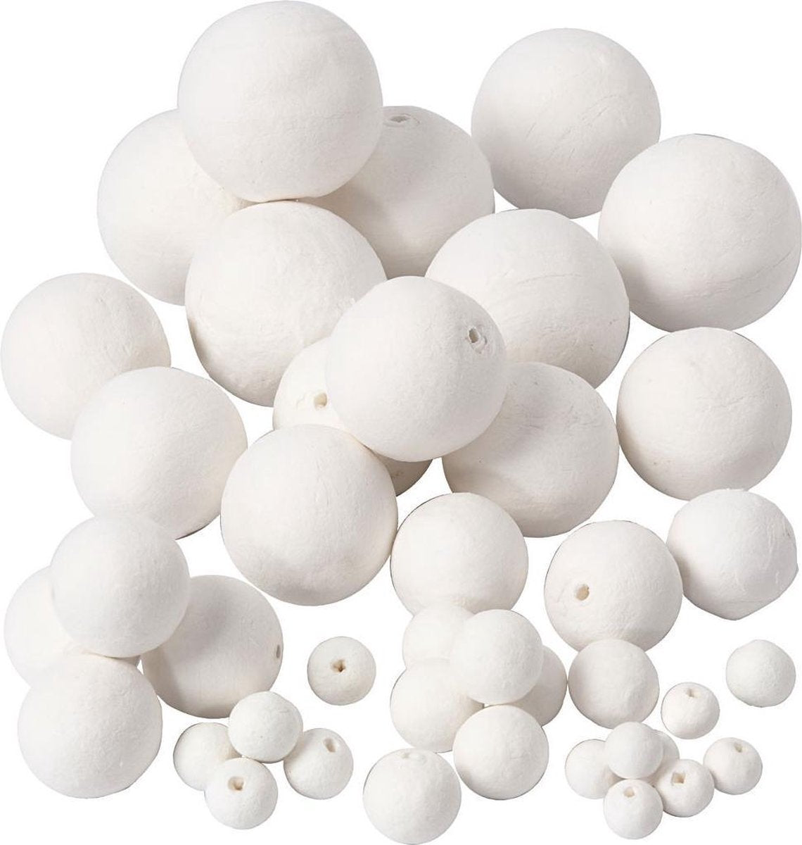 Creativ virksomhed https: www.cchobby.nl balls-d-12-15-20-30-40-50-mm-white-42-piece-1-box
