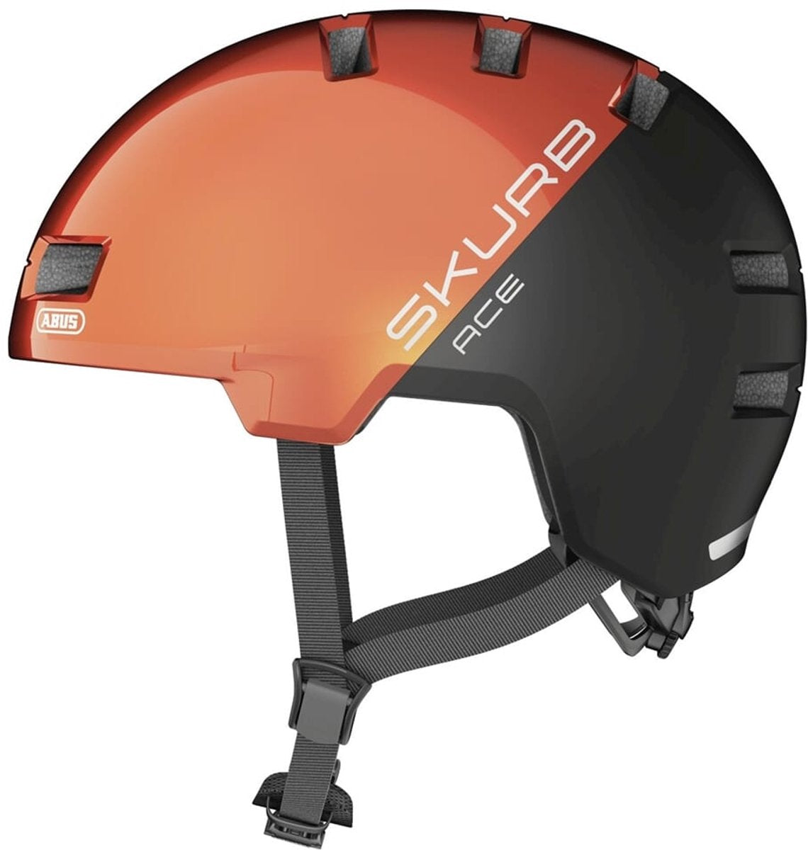 Abus hjelm skurb ace guldfisk orange l 58-61cm