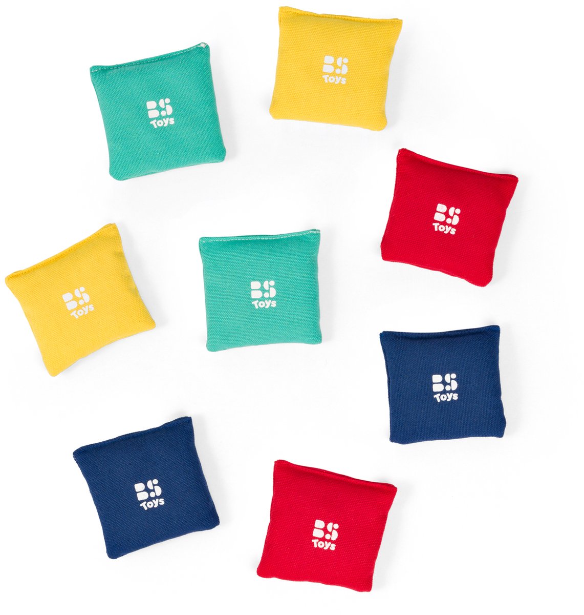 BS Toys Bean Bag Games GA526 – Sæt med 8 kasteposer med 6 spil