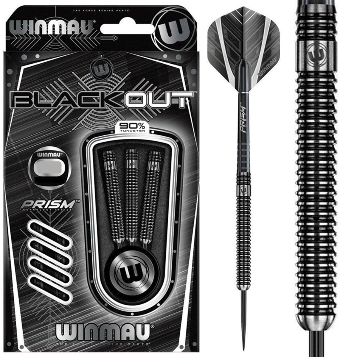 Winmau blackout 1 90% 26 gram - dartpile