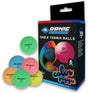 Donic schildkröt color - tafeltennisballen - 6 stuks