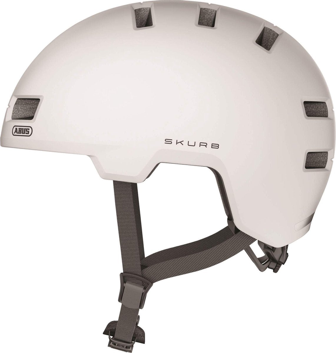 Abus Helm Skurb Pearl White M 55-59cm