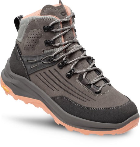 Grisport overland mid dames wandelschoenen - grey peach 39