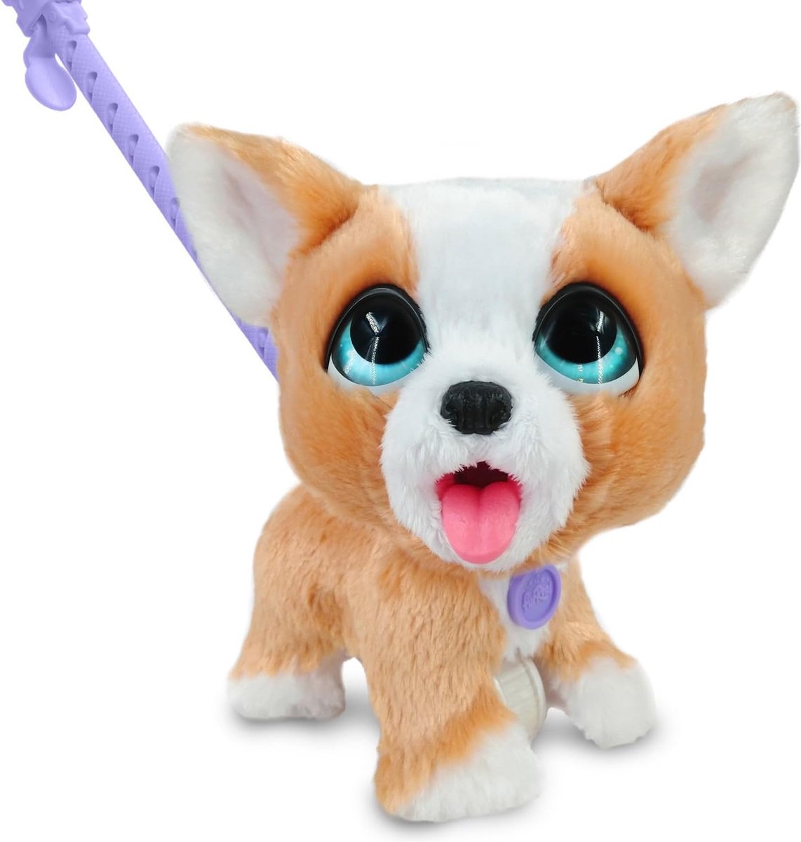 Bare leg furreal poopalots corgi-hvalp - interaktivt plyslegetøj
