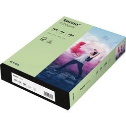 Farvet papir tecno a4 120 g m² grøn 250 ark
