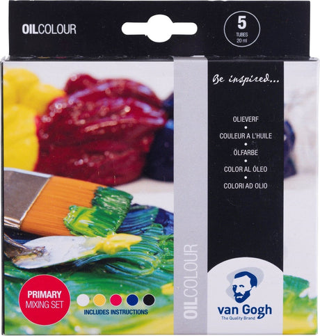 Van Gogh oliemaling primært blandesæt | 5 x 20 ml