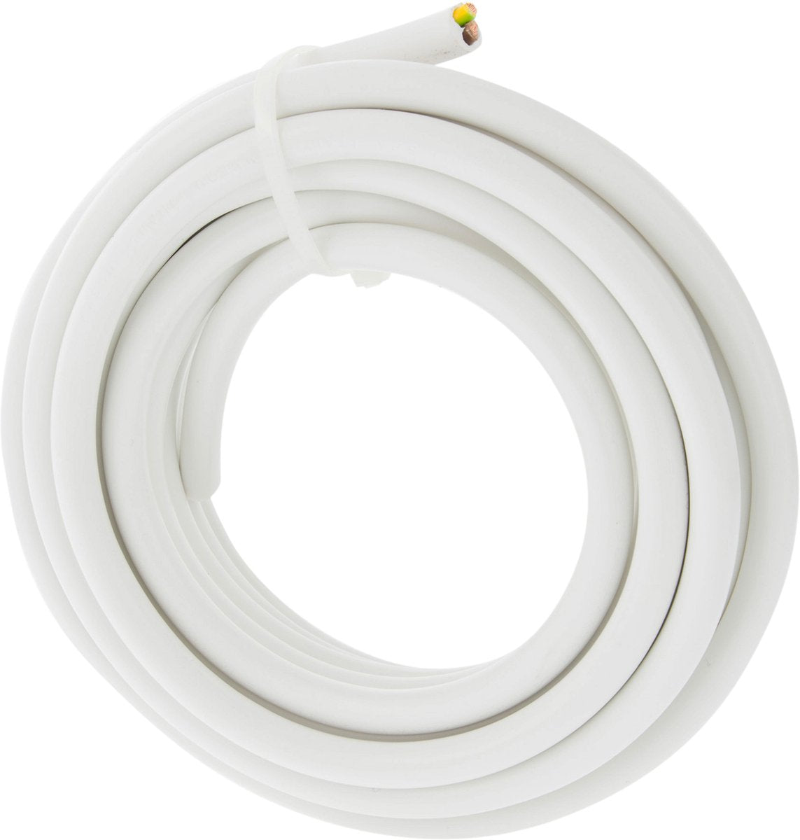 Q-link husholdningskabel - vmvl - 3 x 1,5 mm - 5 m - hvid