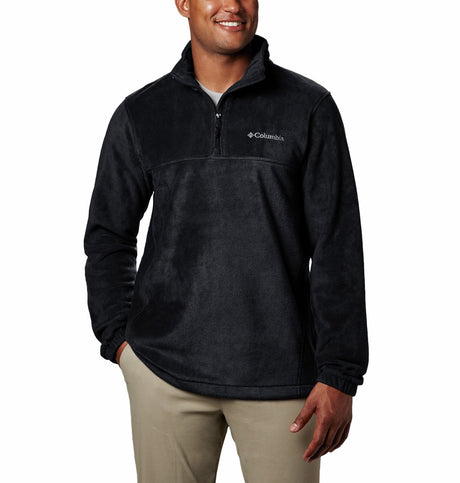 Columbia Steens Mountain™ udendørs sweater til mænd med halv lynlås - sort