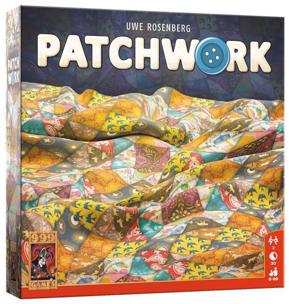 999spil 999 spil patchwork brætspil - 2 spillere