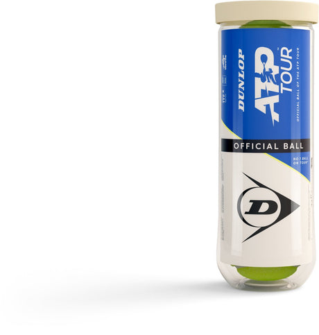 Dunlop atp tennisballen - geel - 3 stuks