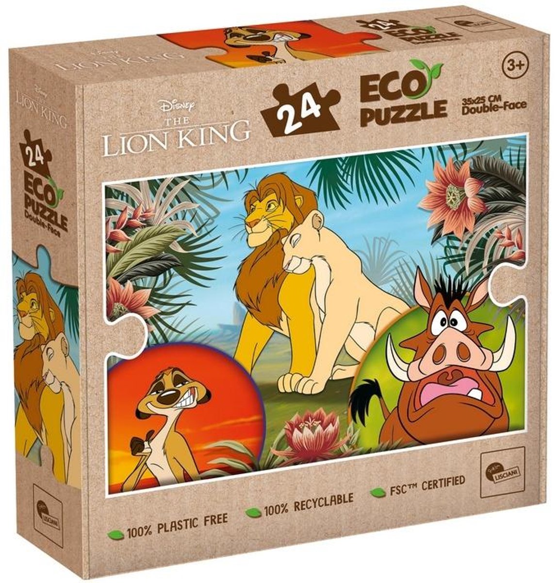 Lisciani Disney Eco Puzzle Mini DF 24 Løvernes Konge
