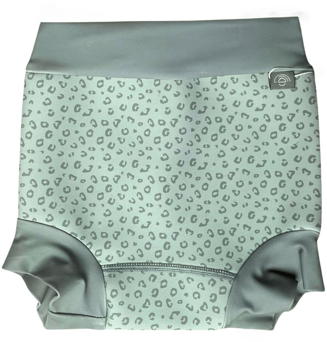 Swim essentials - babybadeble - grøn - leopardprint - neopren