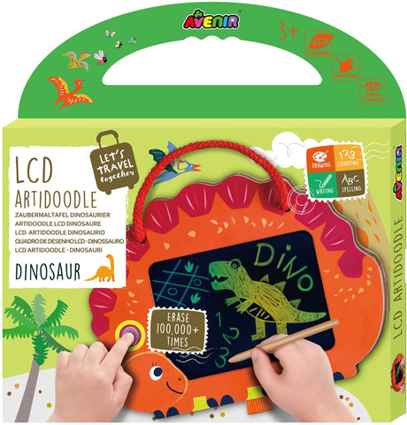 Avenir lcd artidoodle - dinosaur - tegnebræt - 21x16cm - 3 år