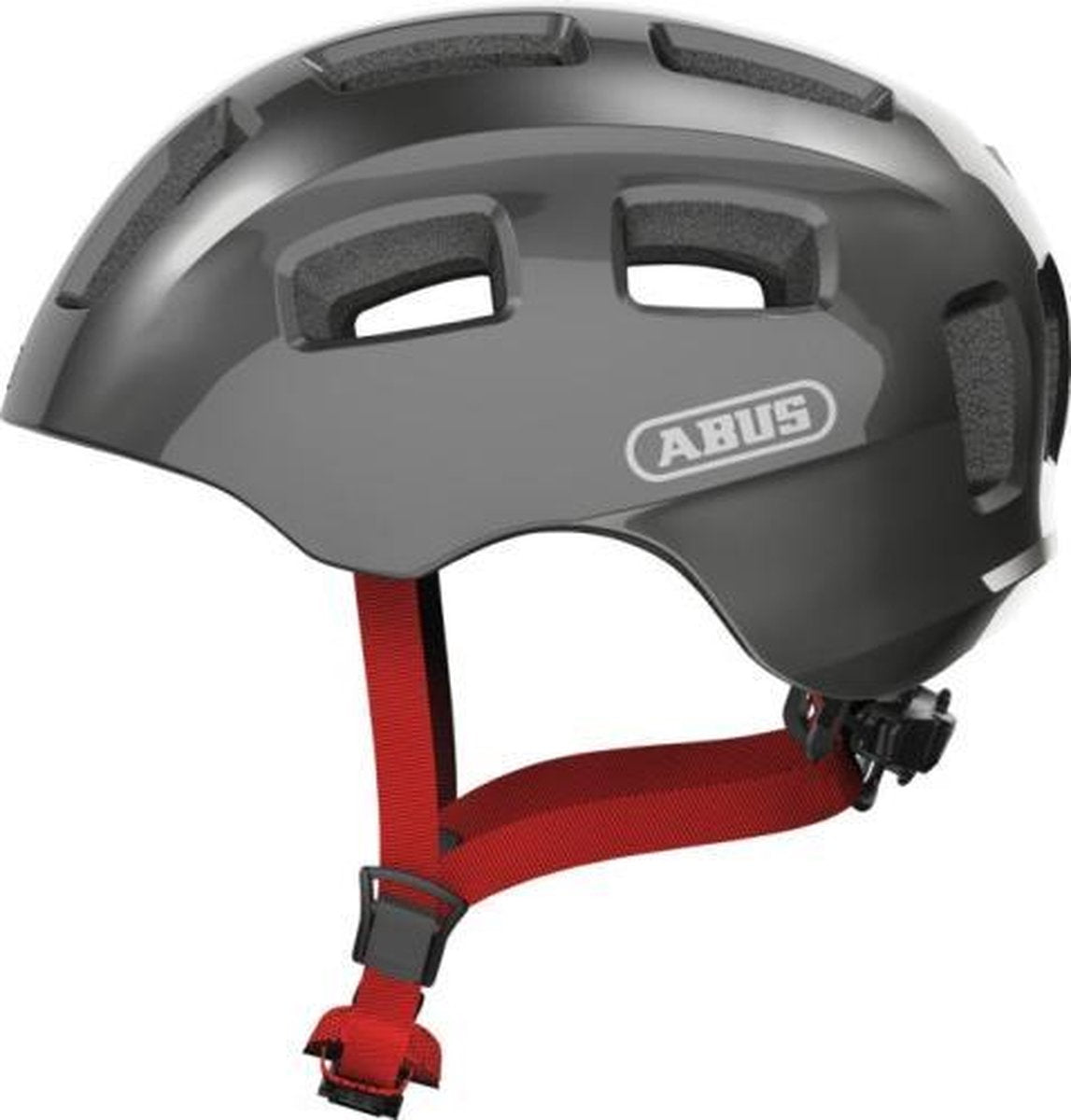 Abus cykelhjelm youn-i 2.0 glitrende titan s - 48-54 cm - sølv - velegnet til brug på elcykler - bycykler - 240 g