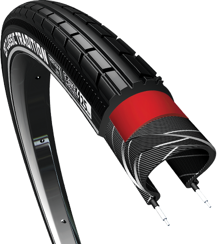 EB0304B Bub Tradition XL 28x1,75 Brui