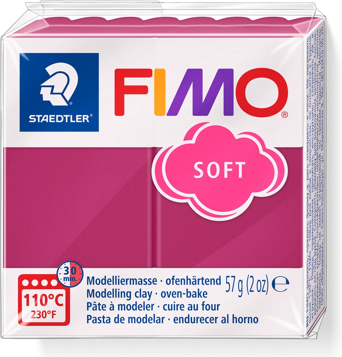 Fimo blød modellering ler 57 g frosne bær