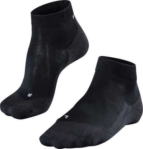 Falke ru4 let kort anti-blister lyocell funktionelt materiale løbestrømper kvinder sorte - str. 39-40
