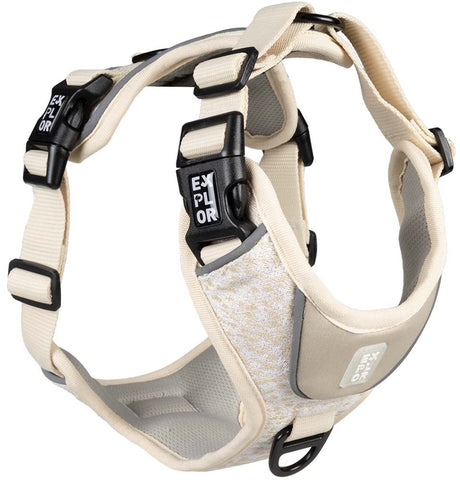 Udforsk duvoplus ultimate fit sele no-pull mode til hunde xs-28-37cm-32-43cm antik hvid