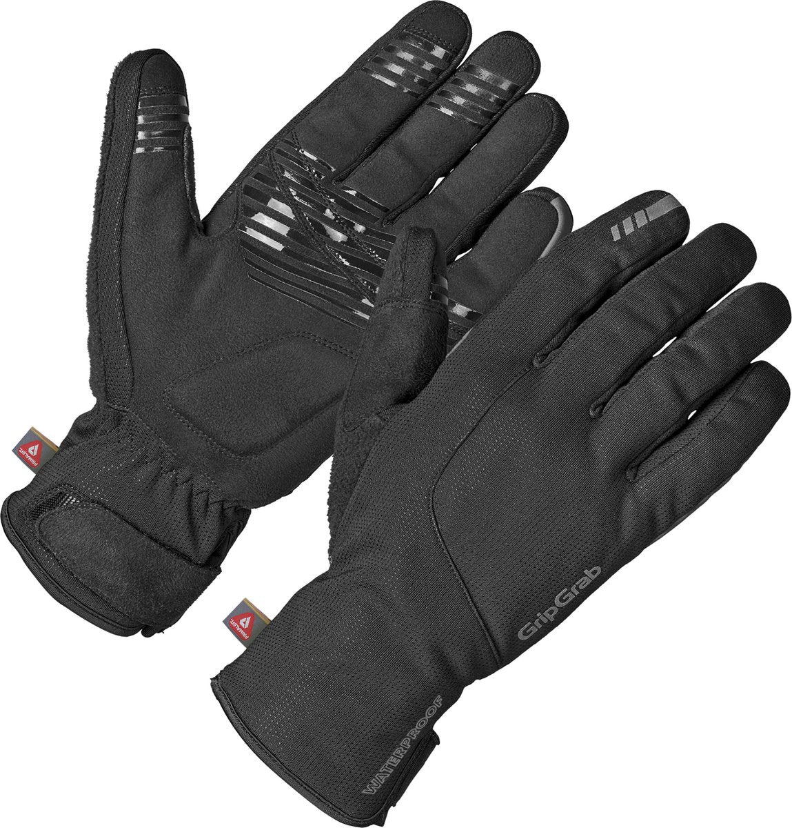 Gripgrab - polaris 2 vandtætte vinter cykelhandsker primaloft - sort - unisex