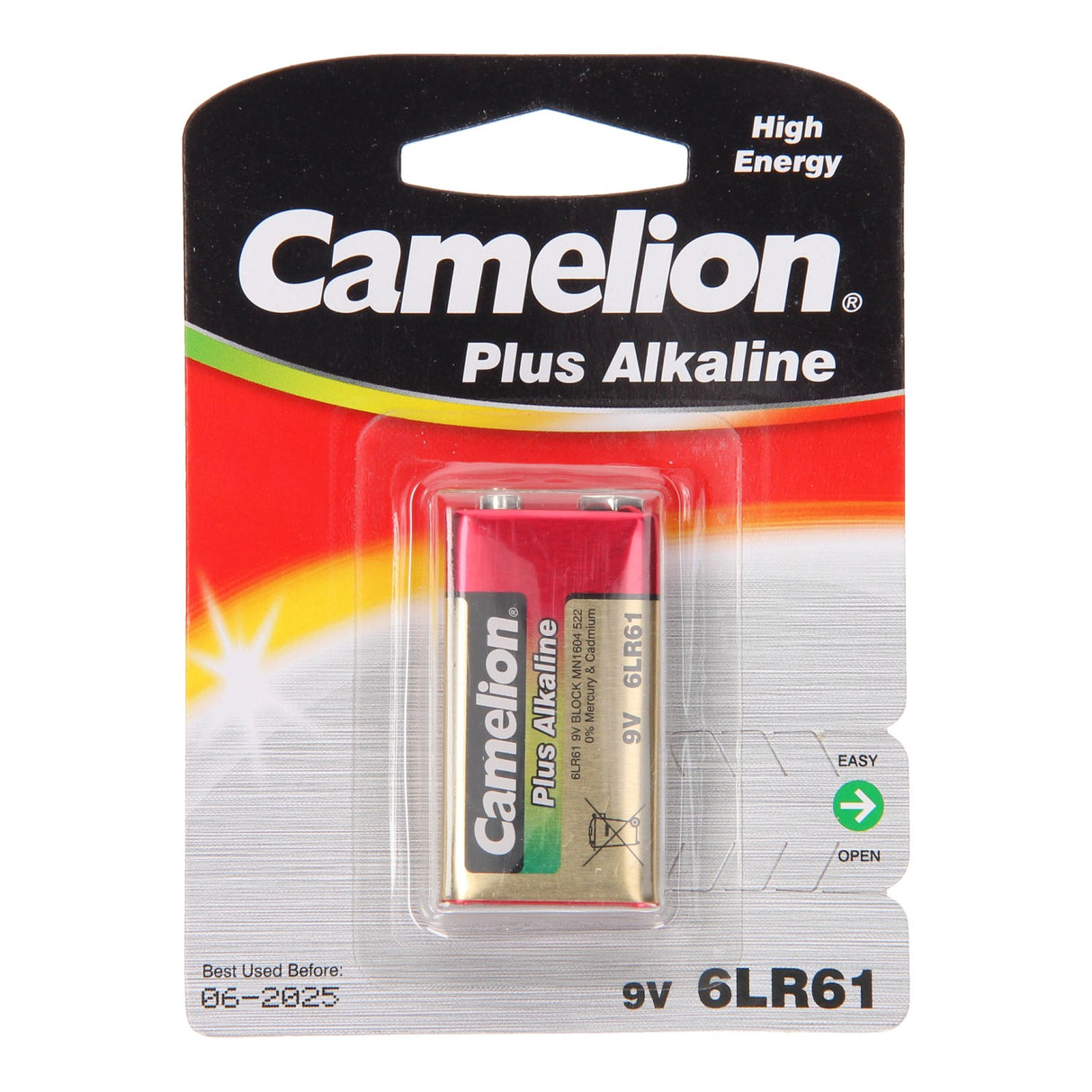 Camelion plus batteri alkalisk 9v 6lr61