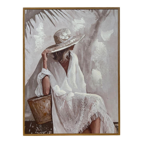 Mansion atmosphere houten schilderij belle 30x40x2cm