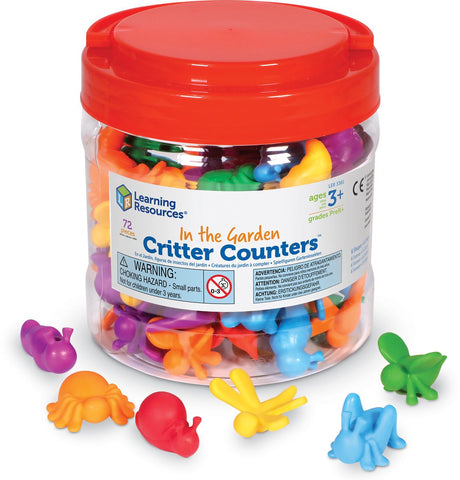 Læringsressourcer i havens critter counters® (sæt med 72) - 1+