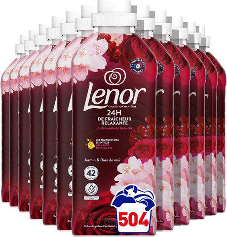 Lenor skyllemiddel jasmin rose de mai - 12 x 42 vaske