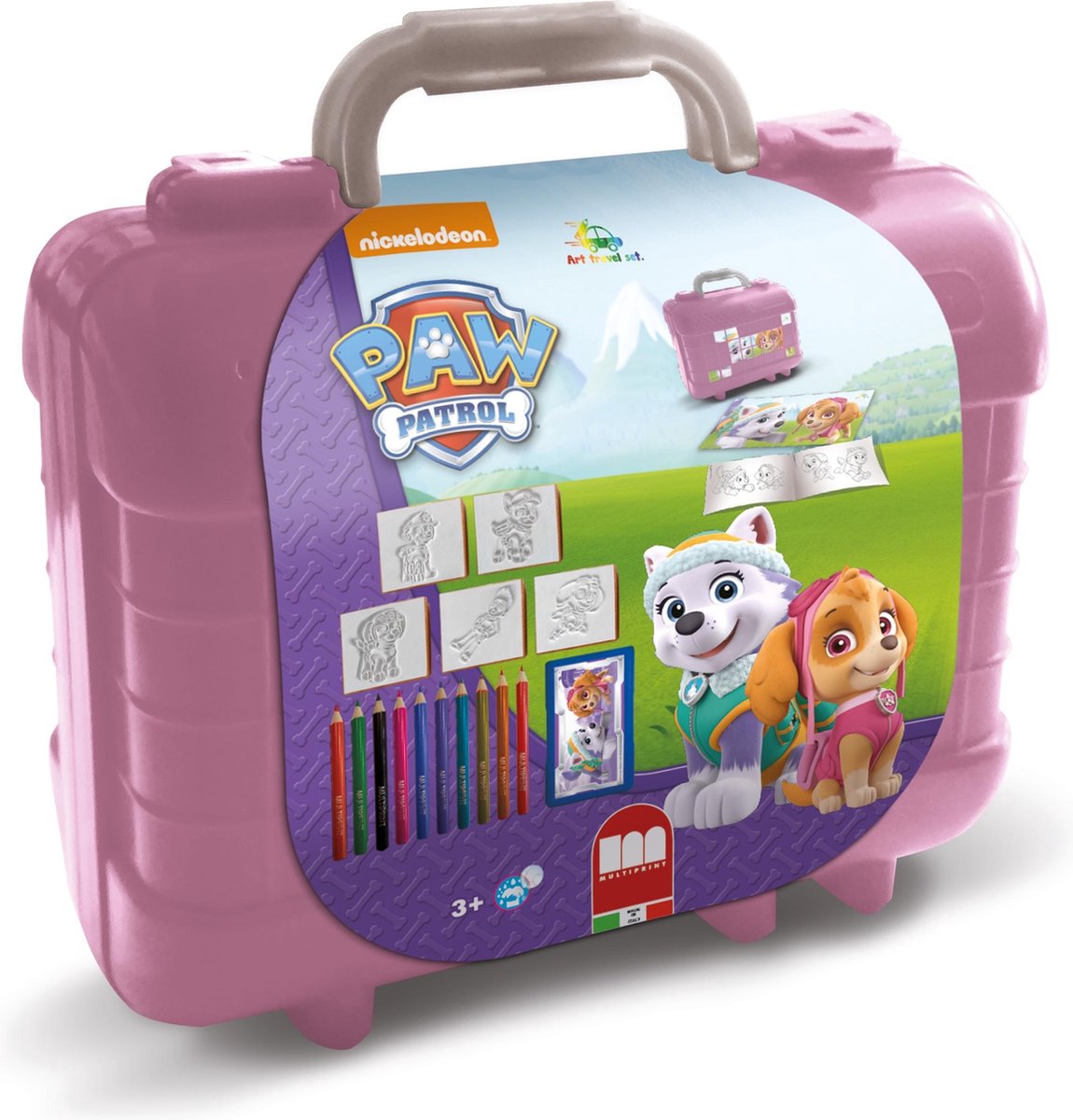 Multiprint Paw Patrol Skye Rejsestempel og farveopgave