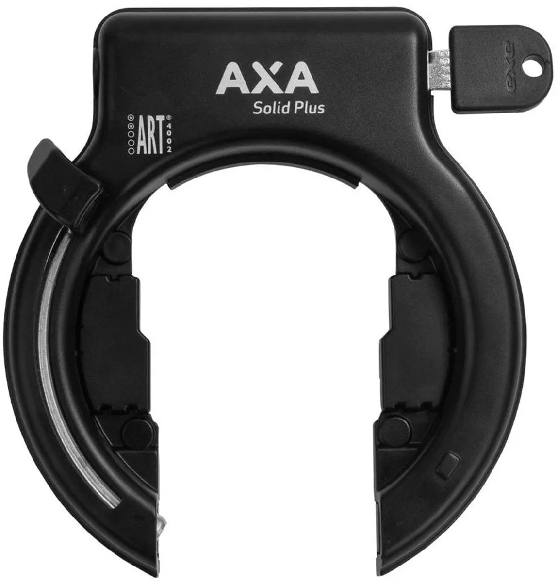 Axa Solid Plus Black Art2 Ring Lock - 150 mm - cykel