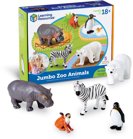 Læringsressourcer jumbo zoo-dyr - fra 18 måneder