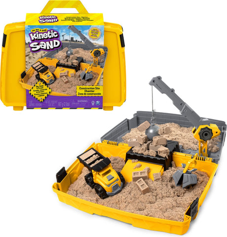 Kinetisk sand – byggepladsetui - 907g original