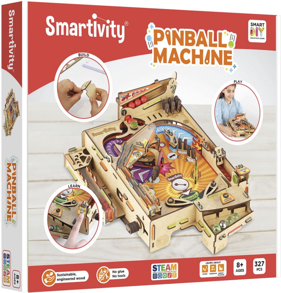 Smartivity flipperspil - pædagogisk byggelegetøj - fra 8 år