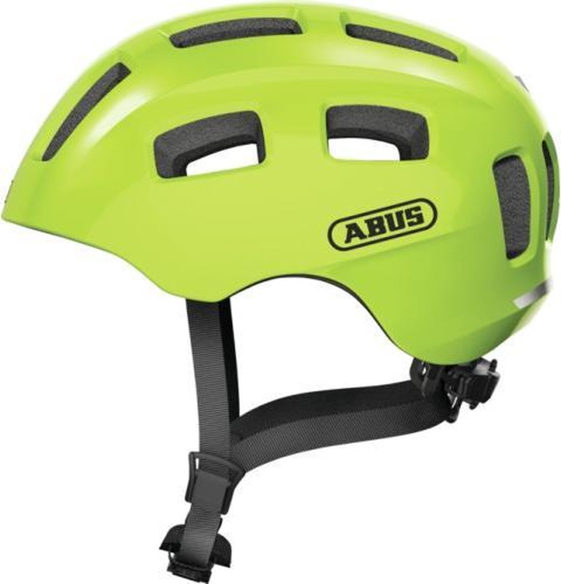 Abus cykelhjelm youn-i 2.0 signal gul m - 52-57 cm - gul - velegnet til brug på elcykler - bycykler - 260 g