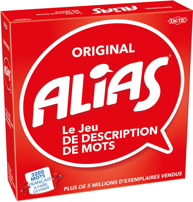 Alias originalt spil - Fransk brætspil med 3200 ord